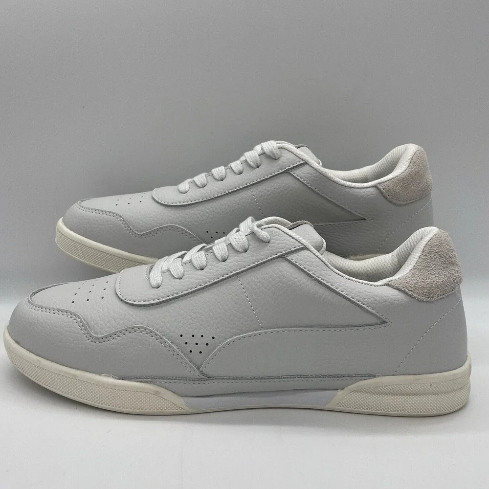 American Eagle Mens Size 12 Shoes Leather Sneakers Suede Heel Accent Athletic